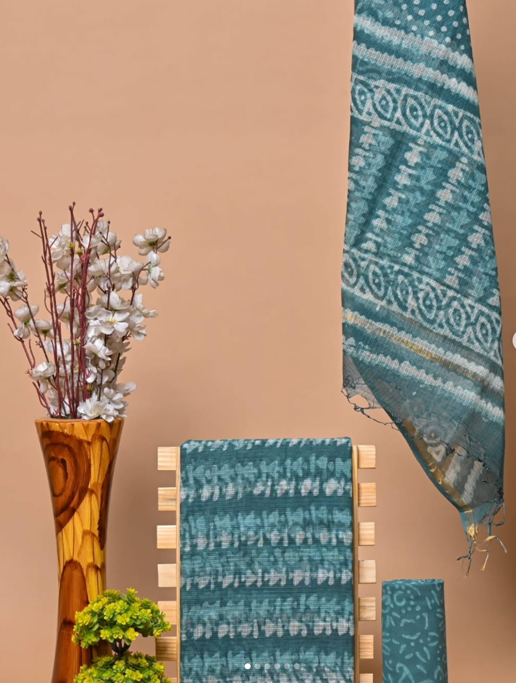 Three Piece Kota Doria Dress